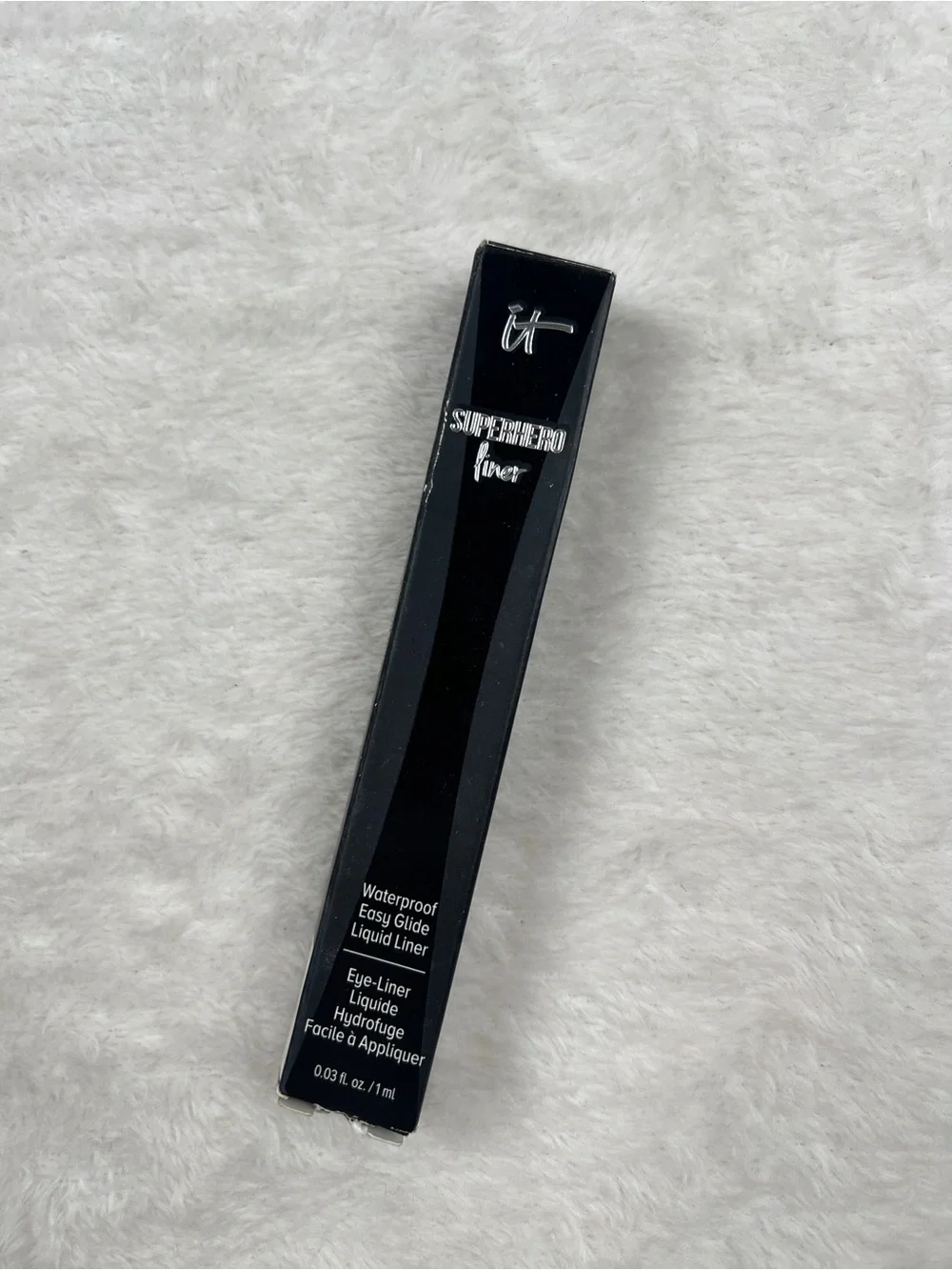 IT Cosmetics Superhero Liner Waterproof Easy Glide Liquid Eyeliner Super Black
